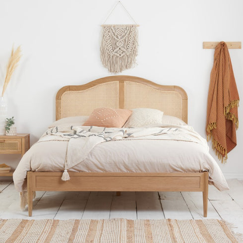 Leonie Rattan Bed